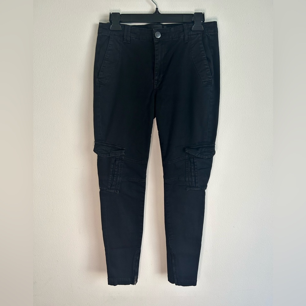 Vince Military Cargo Pants in Black Size 28